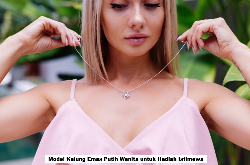 Kalung Emas Putih Wanita