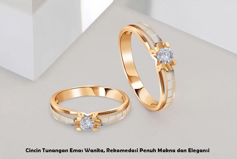 Cincin Tunangan Emas Wanita