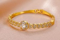 Gelang Berlian Emas Kuning